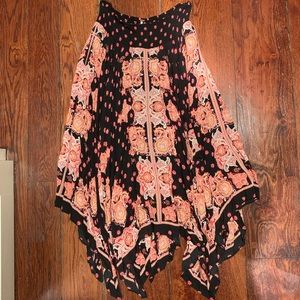Free People Midi Bandana Skirt
